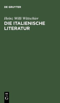 【预售】Die Italienische Literatur: Einfuhru...