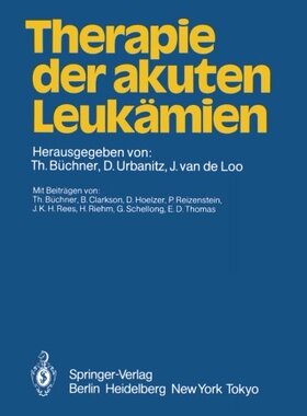 【预订】Therapie Der Akuten Leukamien