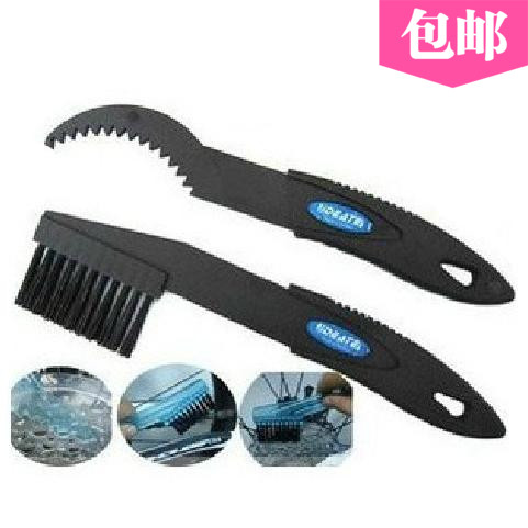 新款山地尾灯山地车死飞自行车链条专用飞轮压盘保养清洗毛刷工具