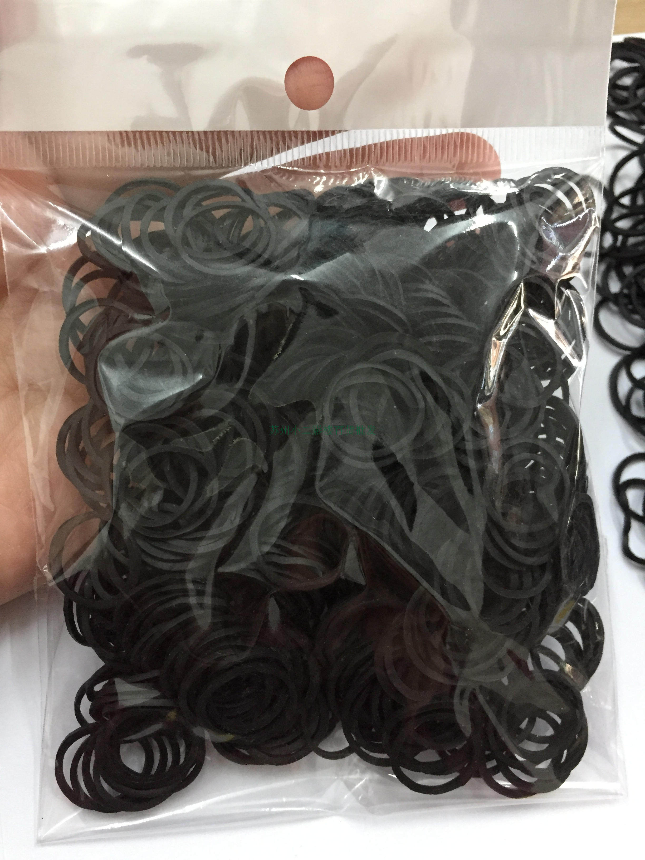 黑色小橡皮筋橡胶圈黑皮筋牛皮筋发绳不易断弹性好影楼化妆师常用