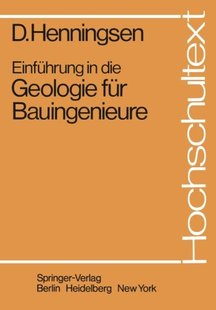 【预订】Einfuhrung in Die Geologie Fur Bauin...