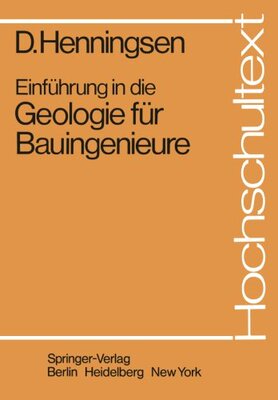 【预订】Einfuhrung in Die Geologie Fur Bauin...
