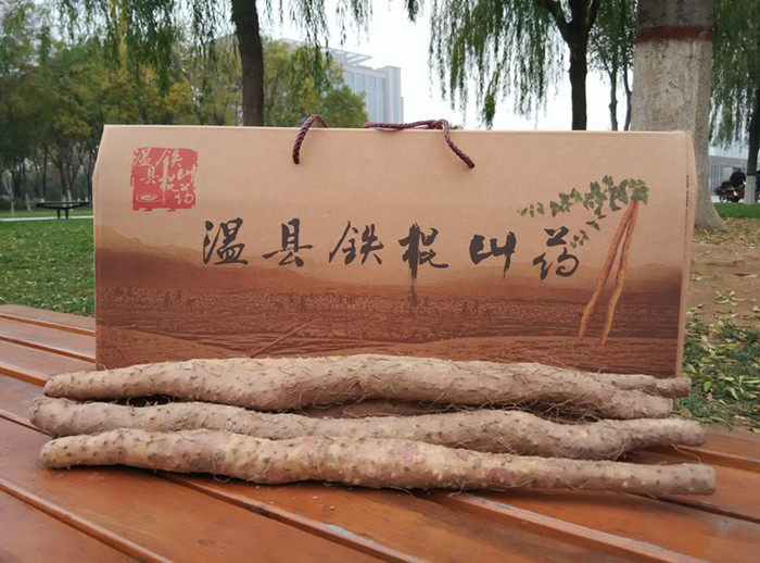 怀博河南焦作温县垆土铁棍山药 铁棍山药 怀山药礼盒5斤限区包邮