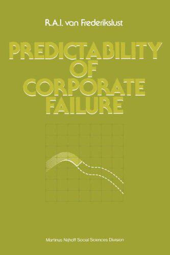 【预售】Predictability of Corporate Failure: Models fo...