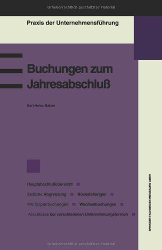 【预售】Buchungen Zum Jahresabschluss