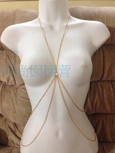 欧美身体链body chains 性感两层合金沙滩链bikini chains BY231