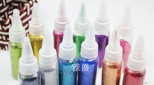 十字绣DIY材料瓶装金葱闪光粉15g彩色细沙亮粉