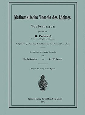 【预订】Mathematische Theorie Des Lichtes: V...