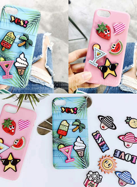 韩国进口AZNAVOUR/AZ夏日雪糕爆米花水果西瓜冰激凌手机贴纸