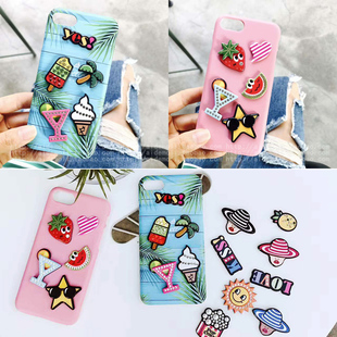 韩国进口AZNAVOUR AZ夏日雪糕爆米花水果西瓜冰激凌手机贴纸