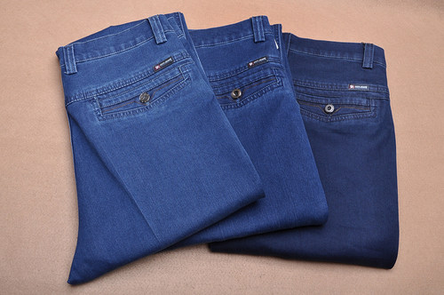 牛仔男裤道一春秋高腰弹力直筒