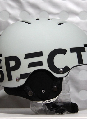 300克 超轻一体吸收冲击Spect男女单板双板滑雪头盔青灰色56-57