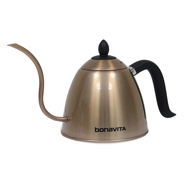 Bonavita 0.7L新款细长嘴电磁炉咖啡手冲壶 玫瑰金 包邮