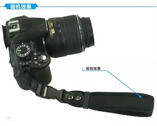 单反相机手腕带手绳600D 650D D3200 D3300 NEX-5T NEX-5R 手腕带 - 封面