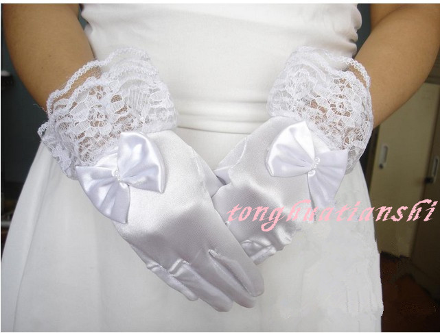 Gants pour fille en satin - Ref 2151428 Image 1