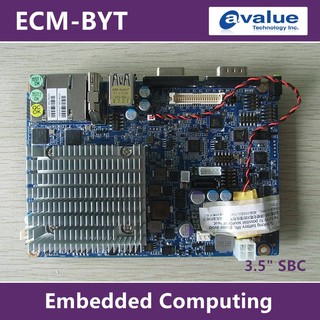 3.5寸单板电脑#安勤ECM-BYT双网口凌动ATOM无风扇嵌入式主板E3845