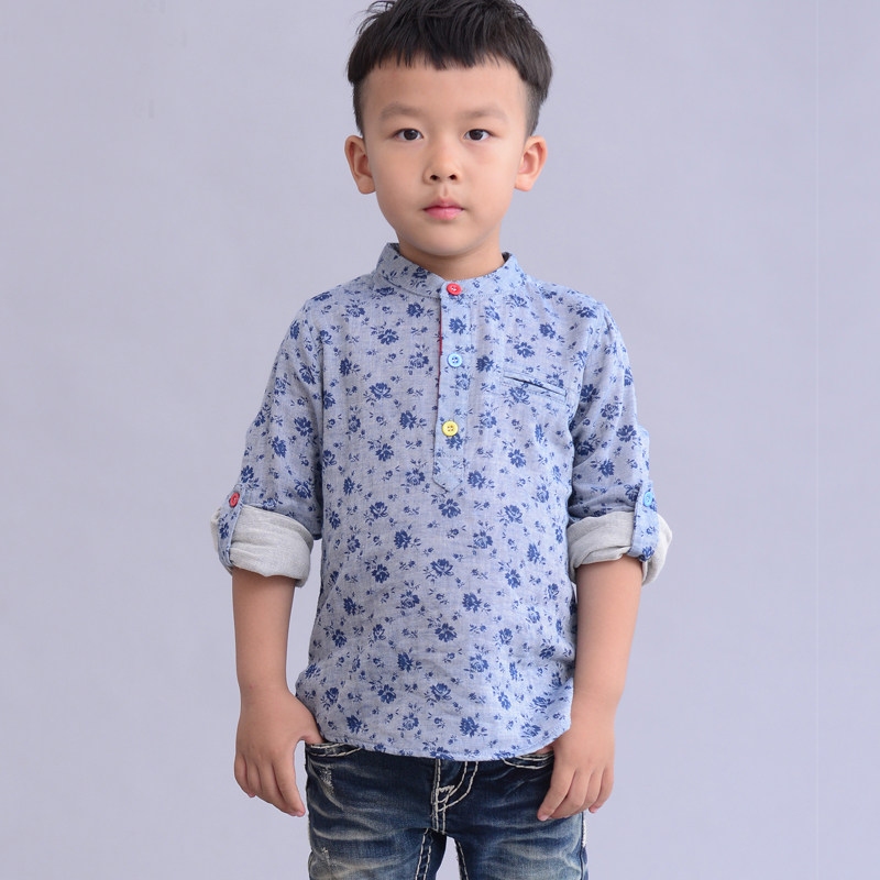 Chemise garcon à manche longue - Ref 2082176 Image 1