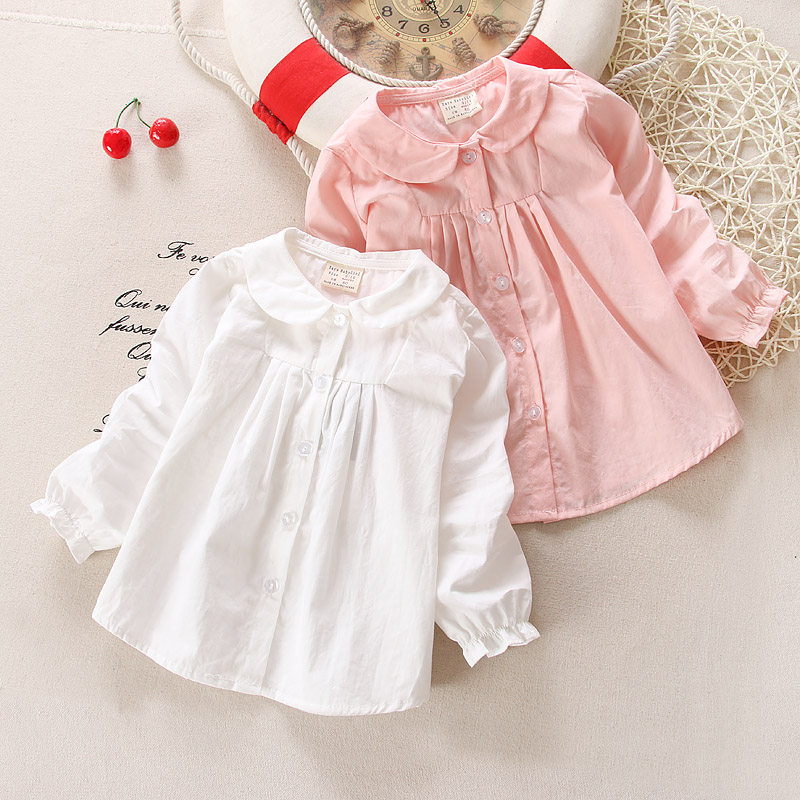 Chemise fille à manche longue - Ref 2085357 Image 1