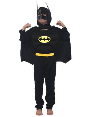 COS舞会服装 儿童表演服装 儿童男孩肌肉版 骑士蝙蝠侠