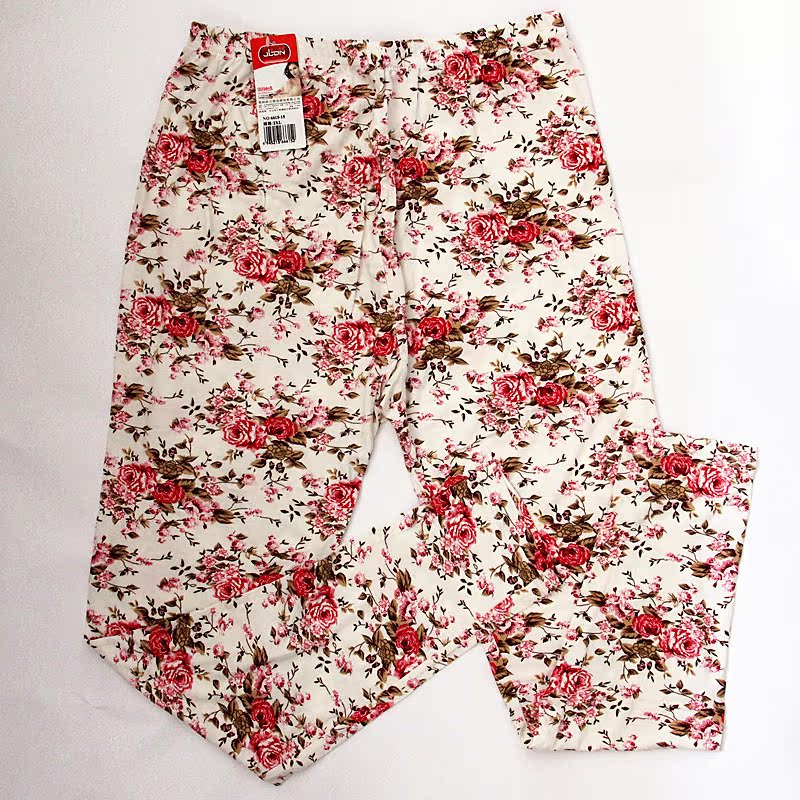 娇兰蒂诺 6615 女士再生纤维九分裤 印花打底裤 内裤 女