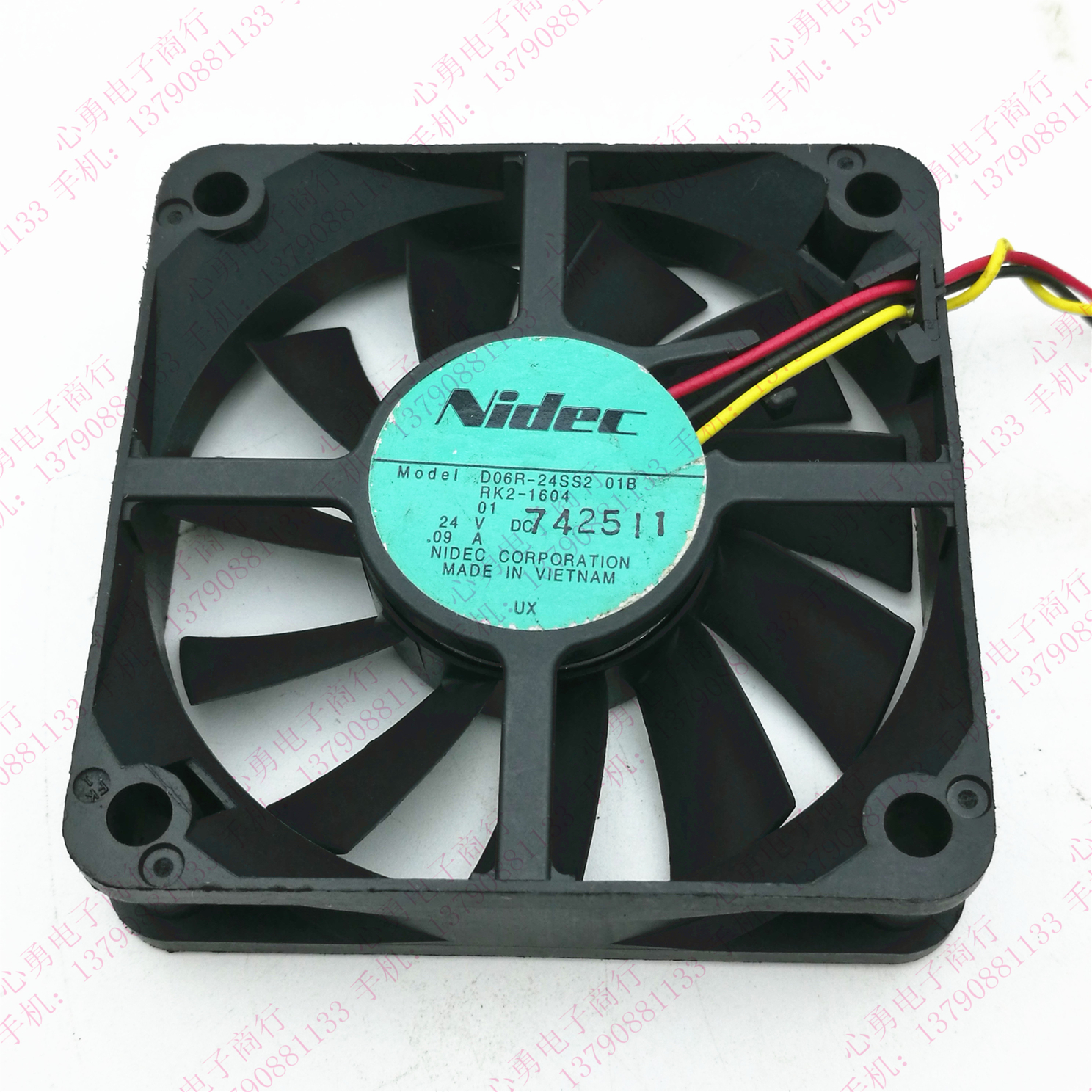 原装 NIDEC 6015 D06R-24SS2 01B 24V 0.09A 6CM 变频器 静音风扇