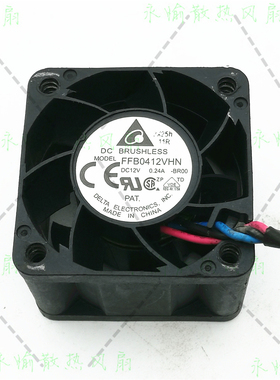 原装台达 FFB0412VHN 4028 12V 0.24A 4CM 交换机 服务器散热风扇