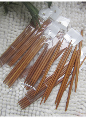 毛衣针套装工具diy编织围巾帽子鞋袜手套竹针澳瑟芬织袜针11付/套