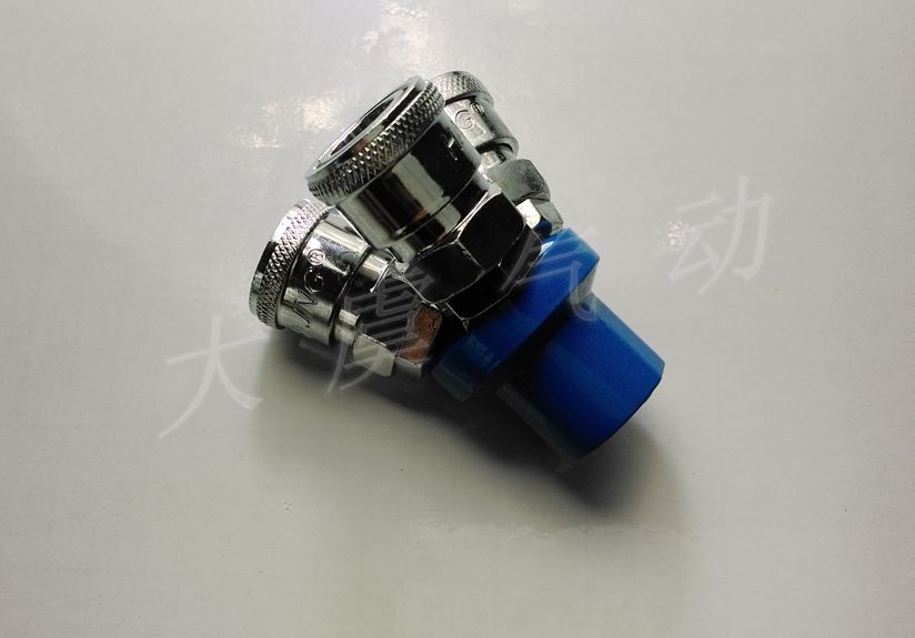 气动C式快速接头SMY圆三通/空压机接头三插/多管路接头2分内牙图片
