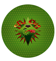 A4-08 fashionable Texas poker tablecloth waterproof flame retardant game tablecloth diameter 120cm