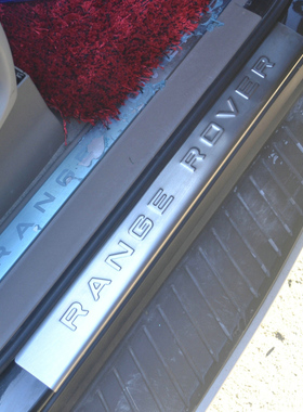 适用于2005-13款路虎老揽胜不锈钢迎宾踏板 RANGE ROVER外门槛条