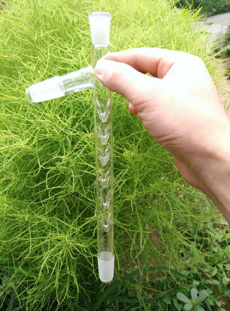 具支刺形分馏柱300mm19*19*14垂刺蒸馏柱 标口 口径可定制