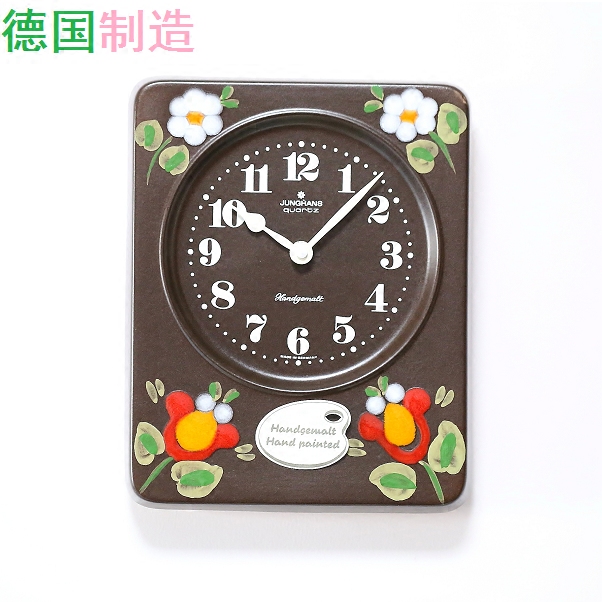 JUNGHANS手绘陶瓷座钟挂