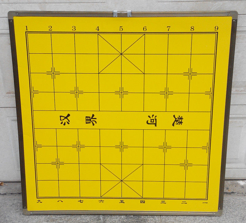高级磁性双面棋盘 教学象棋围棋黑板100CM*100CM高级茶色
