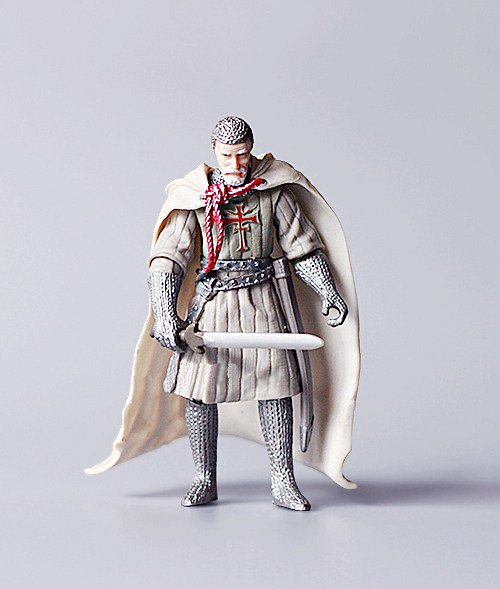 【绝品】美国正版权游 十字架圣殿骑士10cm 关节较脆勿硬掰