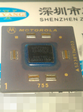 MPC755C-RX400LE XPC755B-RX400LE MOT BGA瓷面 实体店现货