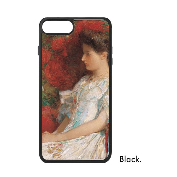 适用于iPhone在红色椅子印象画派Xr手机壳max保护套678pro硅胶112