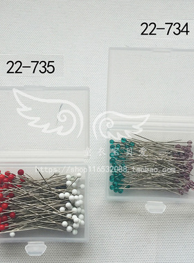 日本进口 CLOVER可乐工具 22-734/22-735 极细 耐热珠针