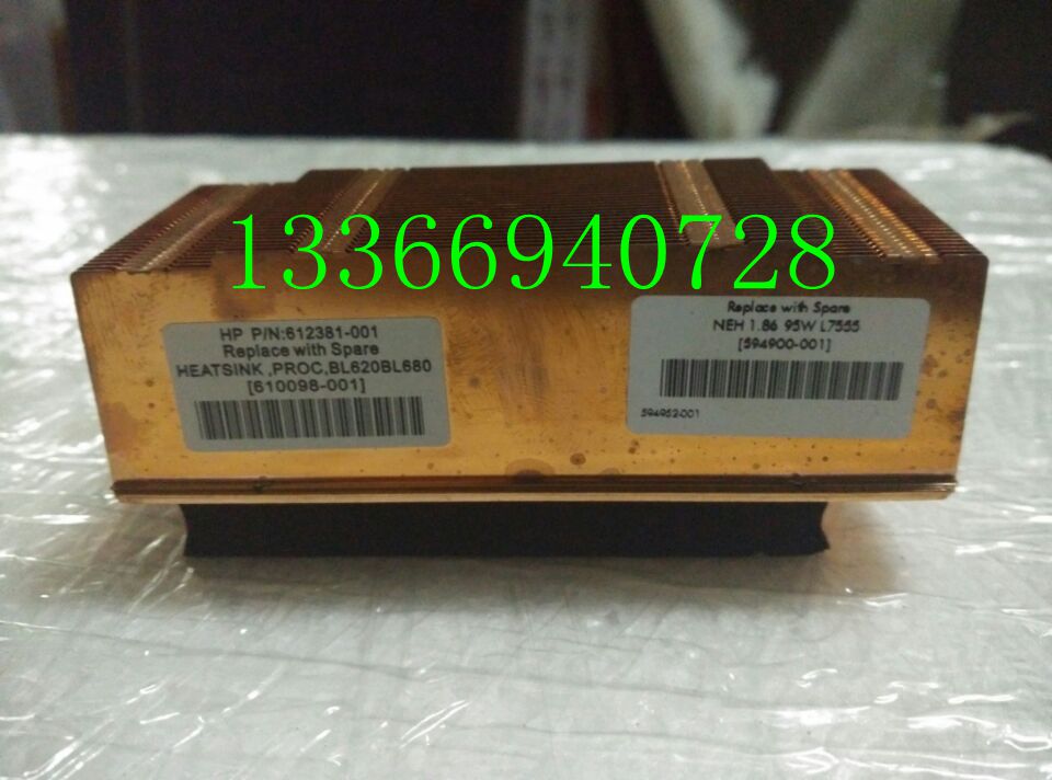 HP BL620C BL680C G7散热片 610098-001 594900-001 612381-001
