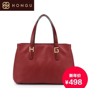 Honggu 2015 Shoppe red Valley hundred hand bag new fashion cowhide 7138