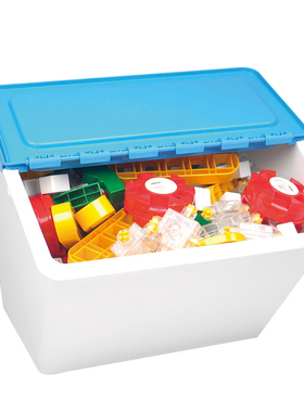 幼儿园早教建构搭建玩具LASY建构积木动力系列424块