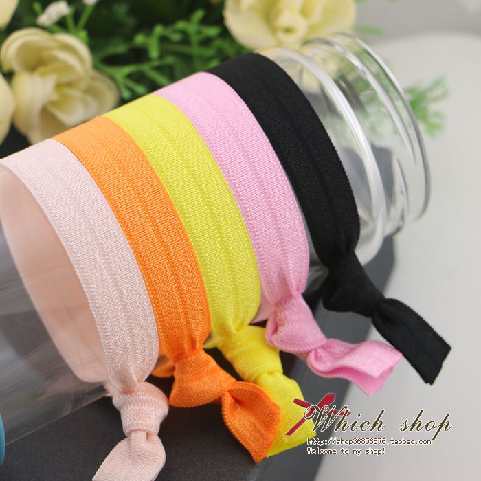 继承者们明星款打结荧光色发圈