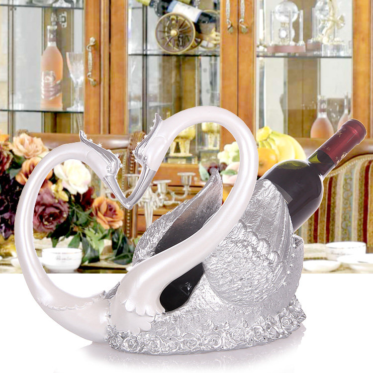 Wine rack Decoration swan Artwork European-style living room resin Wine Racks originality Wine cabinet Decorationin the Tableware , Flagon/Wineglass/Wine , Wine  category - from Buy2taobao.com to provide professional Taobao agent buy service