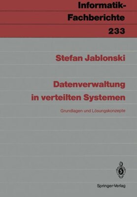 【预订】Datenverwaltung in Verteilten System...