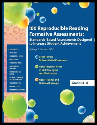【预售】100 Reproducible Reading Formative Assessments: S