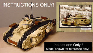 LEGO乐高MOC第三方设计夺宝奇兵坦克