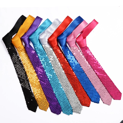 Блестки для ногтей, галстук подходит для мужчин и женщин, классический костюм, в корейском стиле, косплей