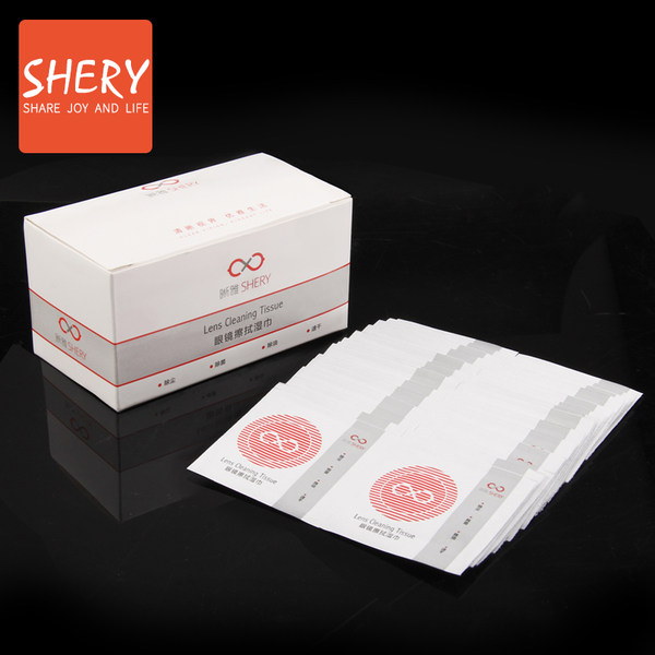 晰雅 一次性眼镜擦拭湿巾 眼镜纸 眼镜布 100片 优惠券折后￥9.9包邮（￥29.9-20）