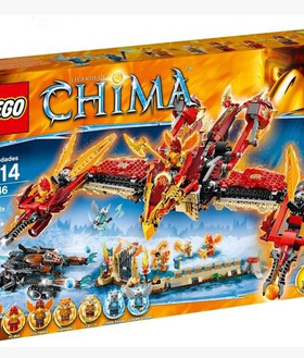 益智LEGO乐高 2015款Chima气功传奇系列 烈焰凤凰飞天神殿70146