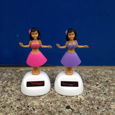 太阳能跳舞娃娃美女girl汽车摆件