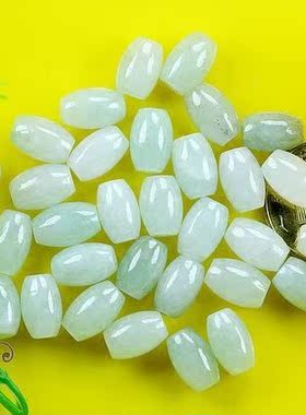 diy天然翡翠玉石路路通a货散珠